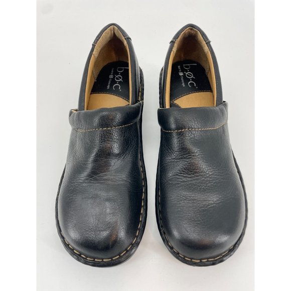 B.O.C Born Concept Leather Clogs Size 8/39 - Picture 3 of 7